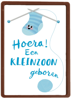 hoera hoera een kleinzoon geboren