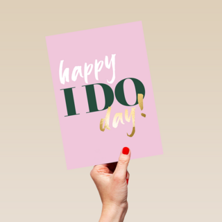 Love Story Happy I Do Day