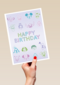 Disney Pixar verjaardagskaart happy birthday
