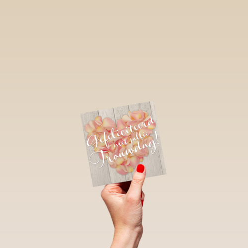 gefeliciteerd met jullie trouwdag bloem