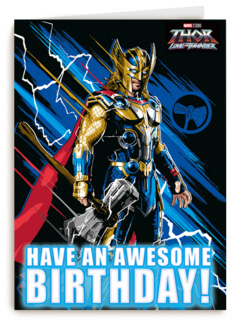 Verjaardagskaart Thor Have an awesome birthday