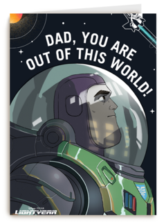 vaderdag kaart out of this world lightyear