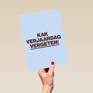 &C Kak verjaardag vergeten