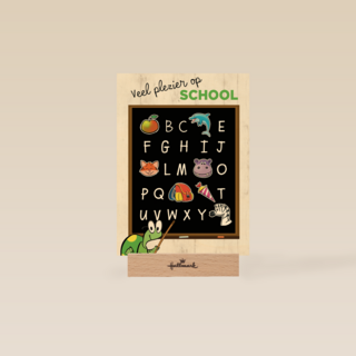 back to school schoolbord plezier op school