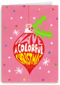 Kerstkaart hip have a colorful Christmas