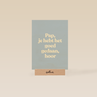 vaderdag kaart andc pap goed gedaan hoor