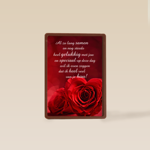 Valentijnskaart al zo lang samen