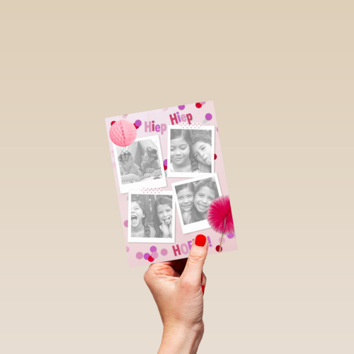 4 fotos roze slingers