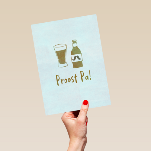 vaderdag kaart hip proost pa