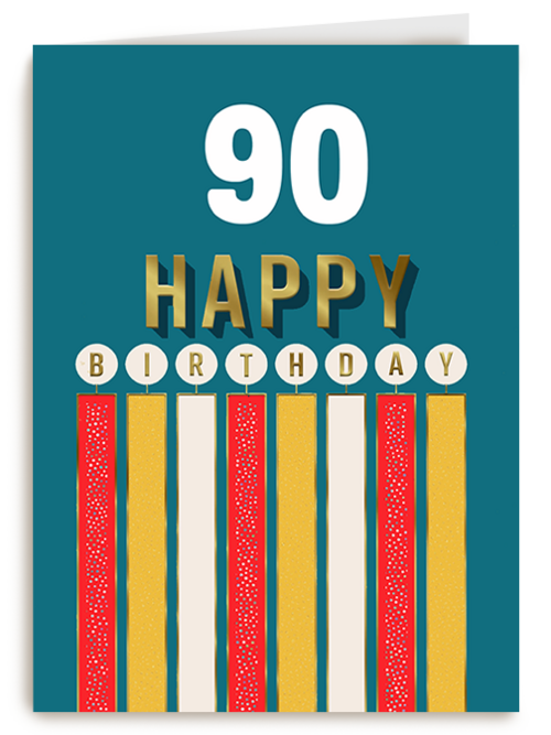 Kaart Hallmark | Kaart Met Leeftijden | Verjaardagskaart Happy Birthday Kaarsjes Leeftijd