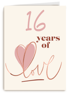 Love Story years of love pink