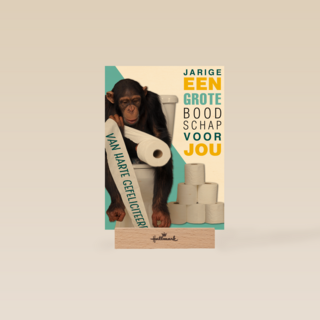 aap met grote boodschap voor jou