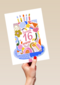 sweet 16 birthday met een taart