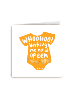 zwangerschap felicitatie kaart whoohoo
