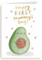 moederdag kaart happy first mummys day