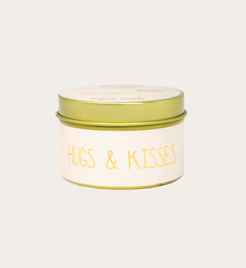 My Flame Geurkaars Blikje Hugs Kisses | My Flame Cadeau Woonaccessoires |