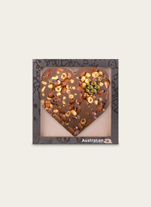 Australian Chocolade Liefdeshart | Australian Cadeau Chocolade |