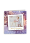 Kerst fotokaart stijlvol baby met kruk