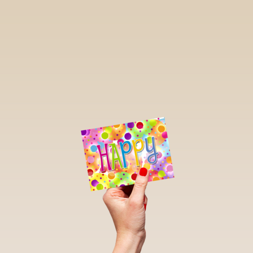 ballonnen en confetti happy