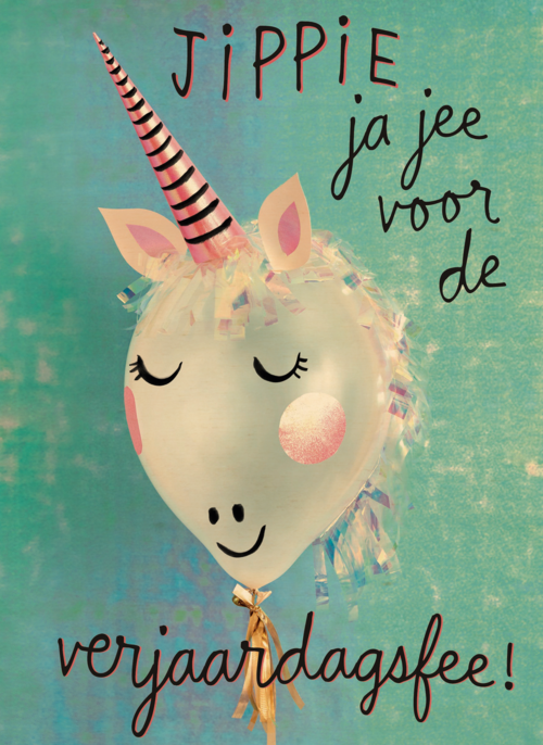 prodo design jippie ja jee voor de verjaardagfee