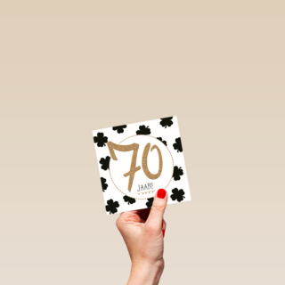 Happy Birthday Verjaardag zeventig
