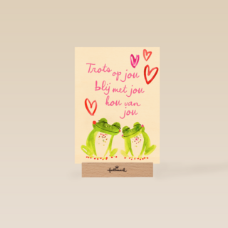 valentijnskaart klassiek blij met jou hou van jou