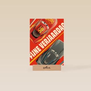 Cars verjaardagskaart bliksem McQueen Storm