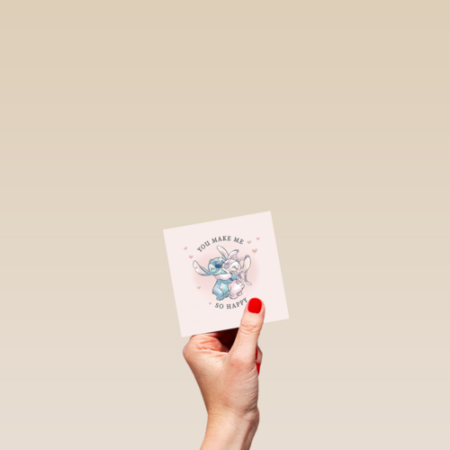 You Make Me So Happy Stitch Angel