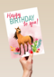 verjaardag kaart spirit happy birthday to you