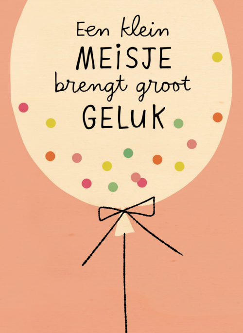 ballon met confetti