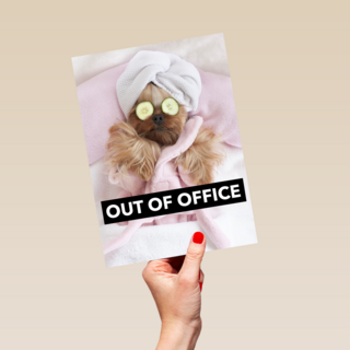 out of office in rust staykation