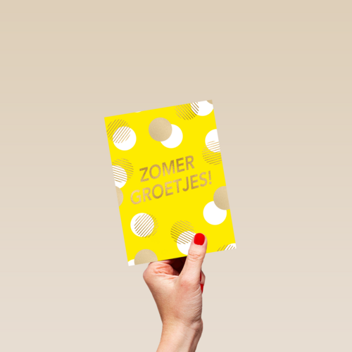 zomer kaart klassiek zomer groetjes