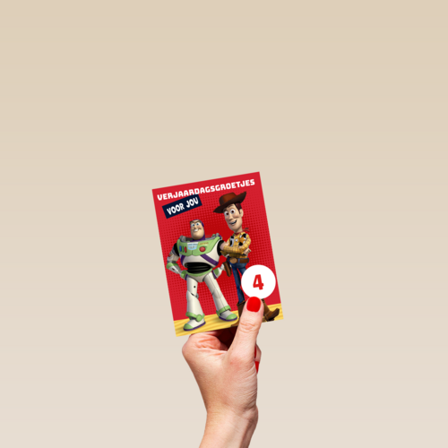 Toy Story verjaardagsgroetjes Buzz en Woody