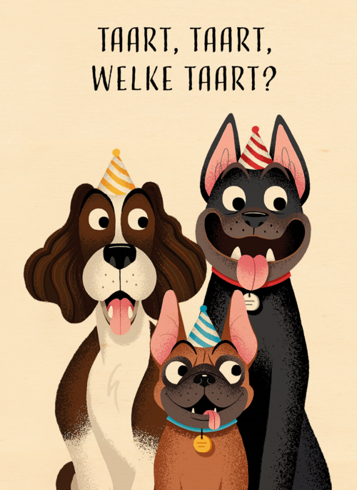 Verjaardagskaart Grappig Taart taart welke taart Folio