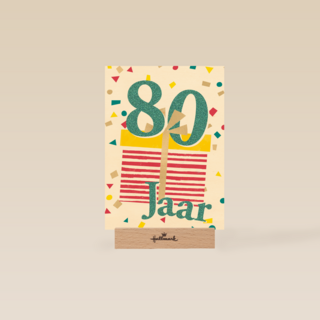 verjaardagskaart man vrouw 80 jaar