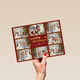 Kerstmis Fotokaart Gezellige Kerstdagen