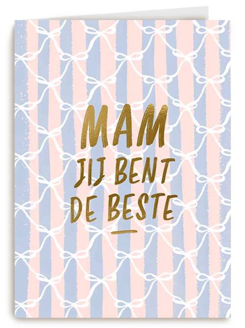 Kaart Hallmark | Moederdag | Mam Jij Bent De Beste