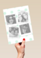 fotokaart hashtag besties fun selfie polaroid fotoos