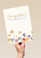 kaart met bloemen voor geregisteerd partnerschap