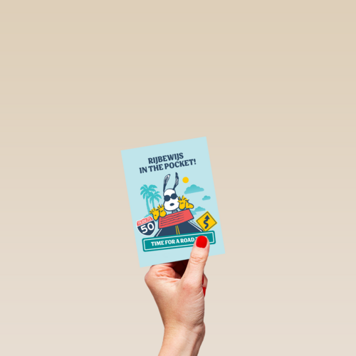 Rijbewijs in de pocket Peanuts