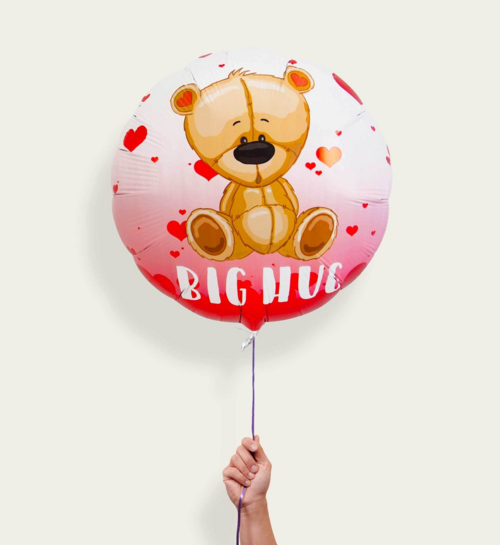 Ballon Big Hug Beertje Rood