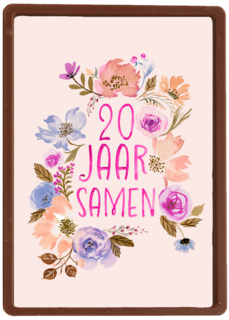 Huwelijksjubileum 20 jaar samen
