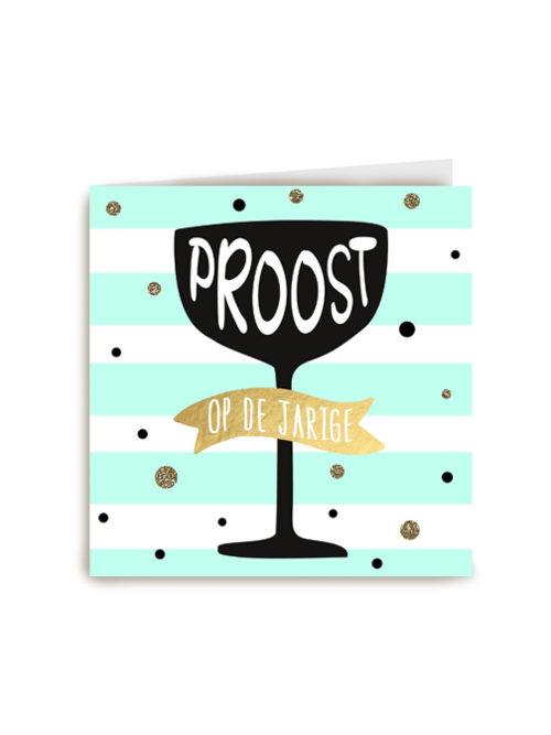 Verjaardagskaart Hallmark | Met Bubbels Proost Op De Jarige