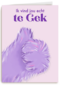 Tek gek Fluffy Hand