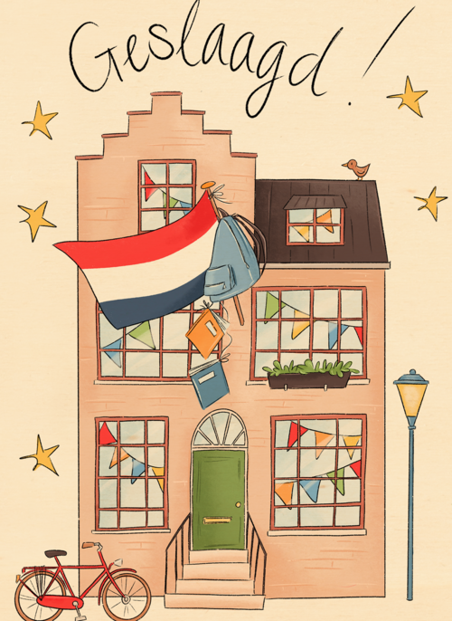 Houten Kaart Diploma | Hallmark | Houten Kaart Hallmark | Diploma | Geslaagd Matia Studio Nederland