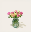 Brievenbus Bloemen Rozen Pastel Crush