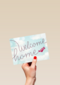 roze vliegtuigje welcome home
