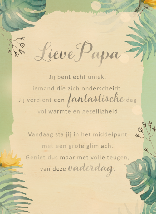 Houten Kaart Vaderdag | Hallmark | Houten Kaart Hallmark | Vaderdag | Vaderdag Kaart Klassiek Quote