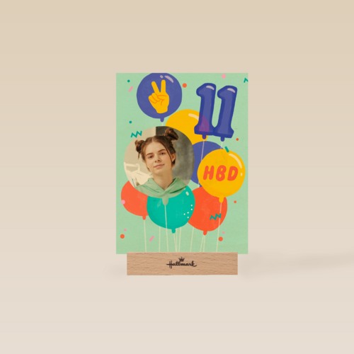 HBD 11 jaar fotokaart