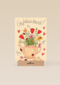 Matia Gefeliciteerd Theepot vol bloemen